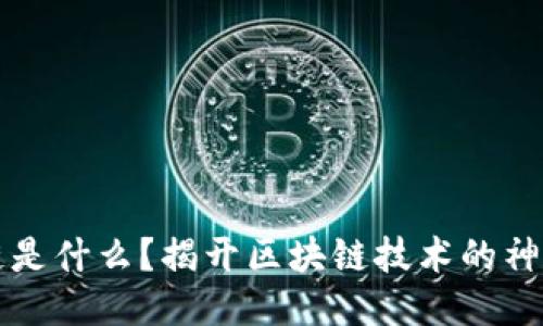 区块链是什么？揭开区块链技术的神秘面纱